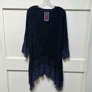 Dark blue Johnny Was tunic